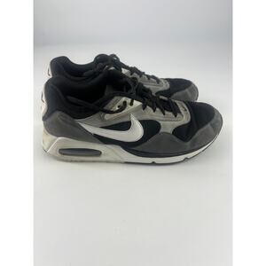 Nike Air Max Mens Shoes Size 9.5 Black Grey White Lace Up Athletic Sportswear